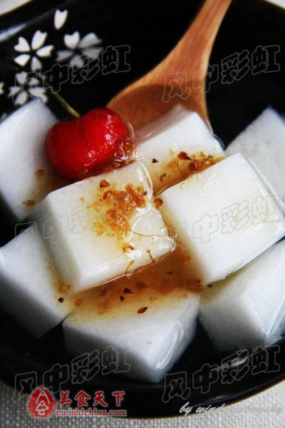 秋季防燥--杏仁豆腐