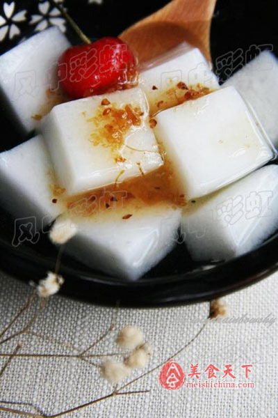秋季防燥--杏仁豆腐