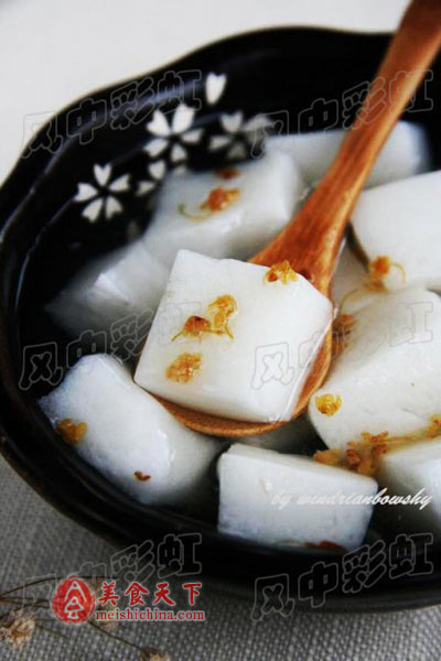 秋季防燥--杏仁豆腐