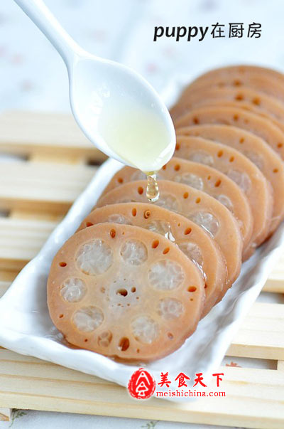 蜜汁糯米藕