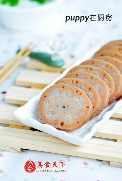 蜜汁糯米藕