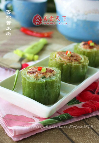 香煎苦瓜墩