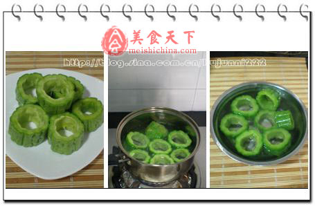 香煎苦瓜墩