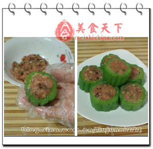 香煎苦瓜墩