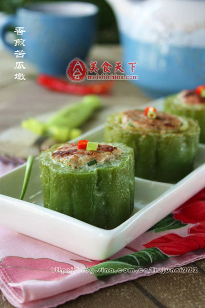 香煎苦瓜墩