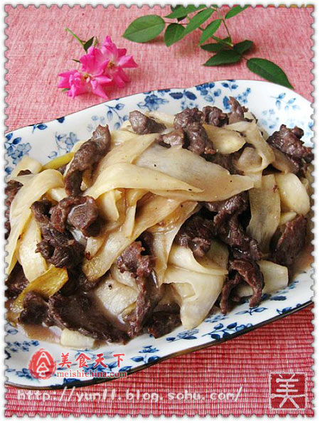 茭白炒牛肉