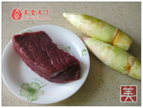 茭白炒牛肉