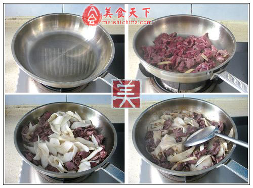 茭白炒牛肉
