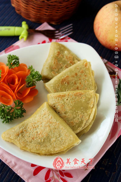 奶香苹果煎饼