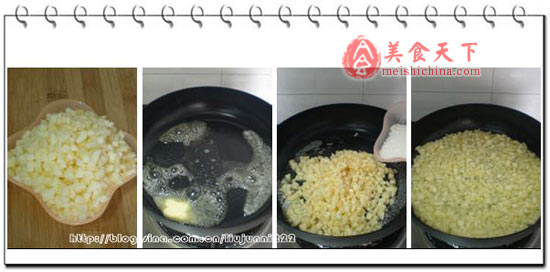 奶香苹果煎饼