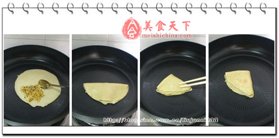 奶香苹果煎饼