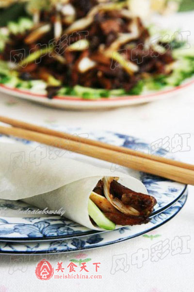 酱爆烤鸭丝