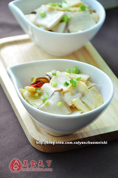 蚝油笋片杏鲍菇