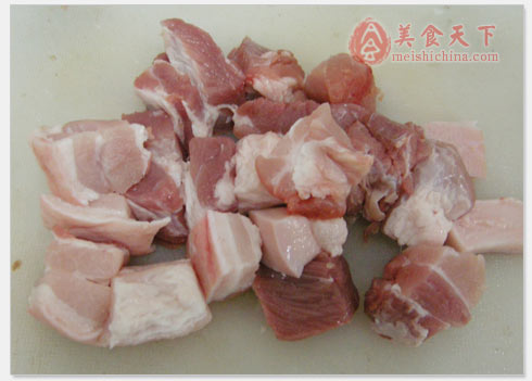 家常菜-扁豆炖肉