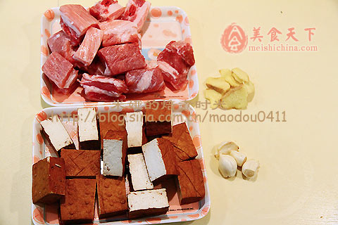 豆干排骨烧