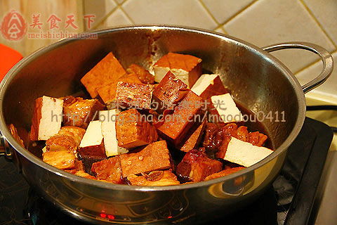 豆干排骨烧