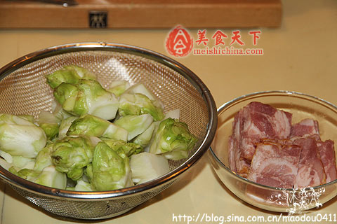 培根炒儿菜