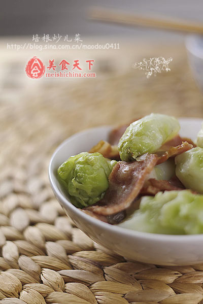 培根炒儿菜