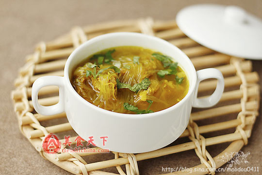 咖喱牛肉粉丝汤