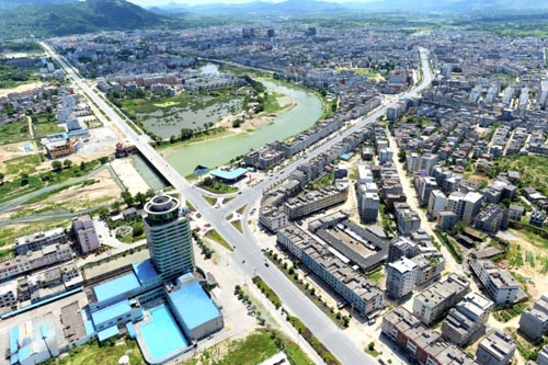 通城幕阜山综合开发示范县中三角节点城市先行区